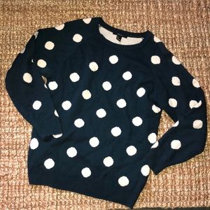 Polka dot sweater